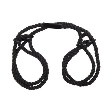 Merci Restrain 6mm Hemp Wrist or Ankle Cuffs Black
