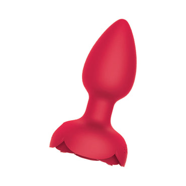 Rose Bud Tushy Light Light-Up Silicone Butt Plug