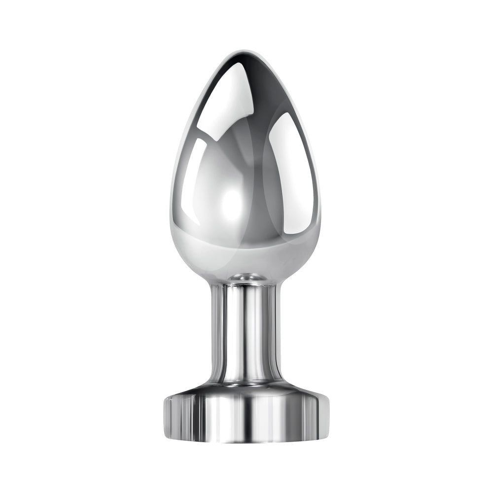 Gender X Rockin' Metal Plug XL Rechargeable Vibrating Anal Plug Aluminum Silver