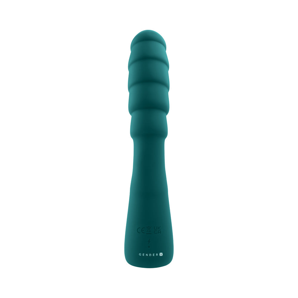 Gender X Scorpion Rechargeable Silicone Vibrator Teal