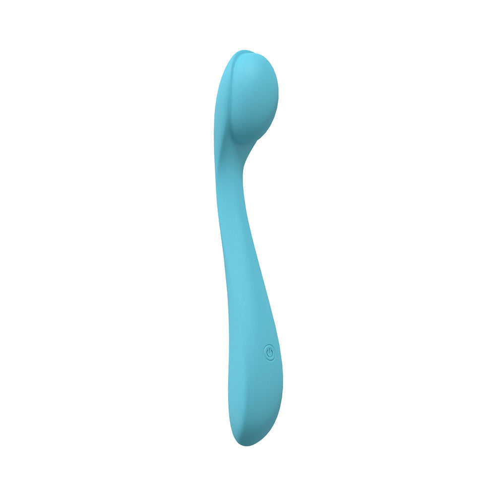 LoveLine Juicy 10 Speed Flexible Vibe Sealed Silicone Rechargeable Submersible Blue