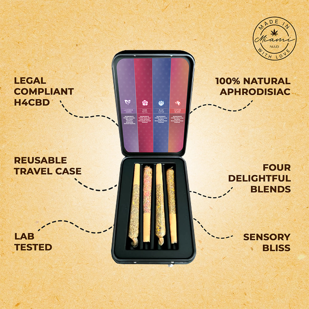 NUUD NUUDIES Pre-Rolled Sex Joints 4-Pack