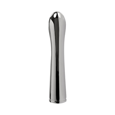 Playboy Swoon Rechargeable Vibrator Aluminum Platinum