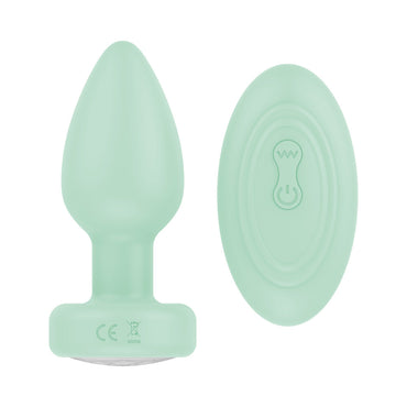 Luv Inc Pr17: Vibrating Plug with Remote Green