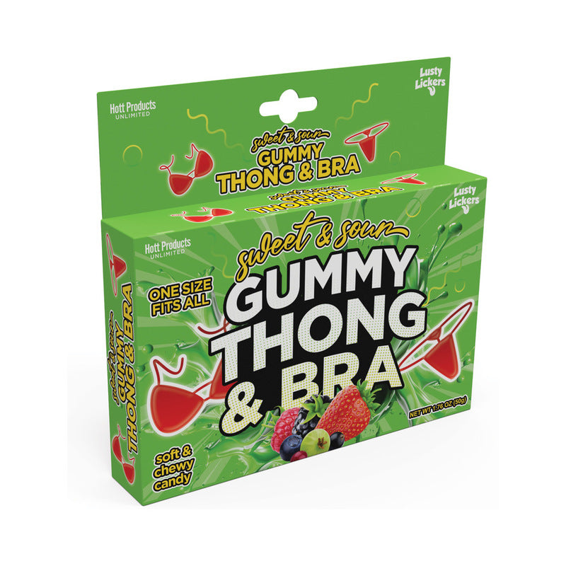 Sweet&Sour Gummy Thong and Bra