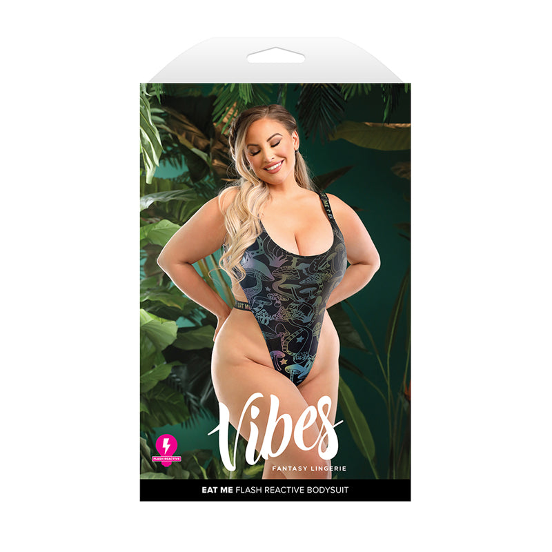 FL Vibes Eat Me UV Mushroom Bodysuit Q