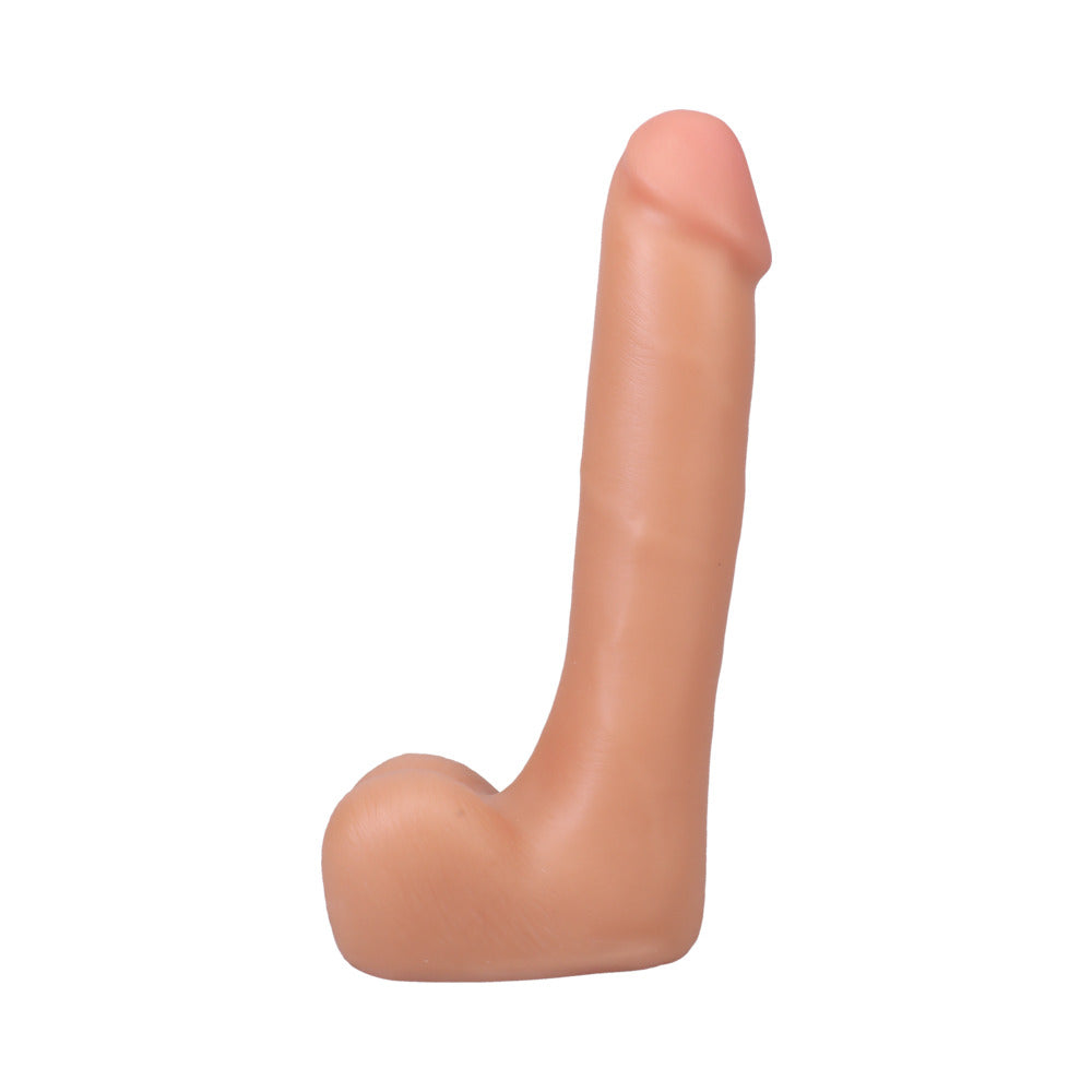 The Realistic Cock 9 in. ULTRASKYN Vac-U-Lock Dildo with Balls Vanilla