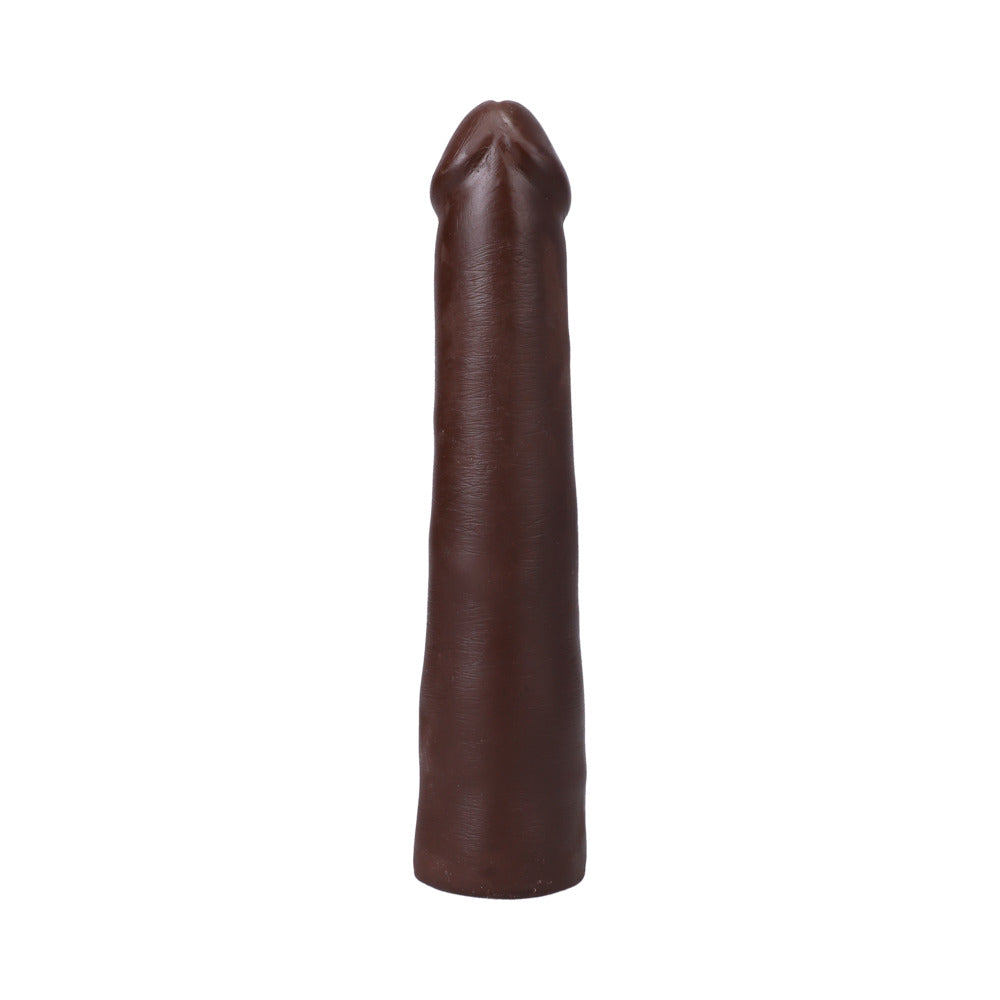 The Realistic Cock 9 in. ULTRASKYN Vac-U-Lock Dildo Chocolate