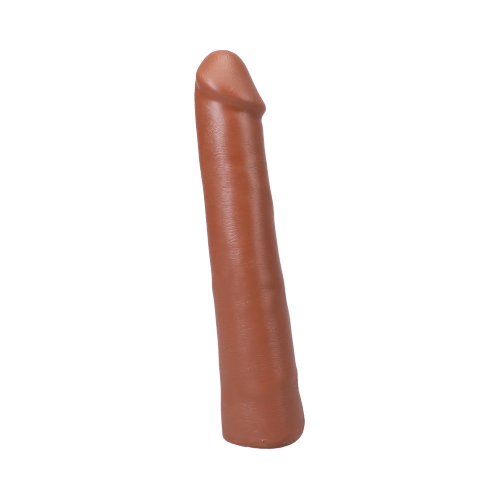 The Realistic Cock 9 in. ULTRASKYN Vac-U-Lock Dildo Caramel