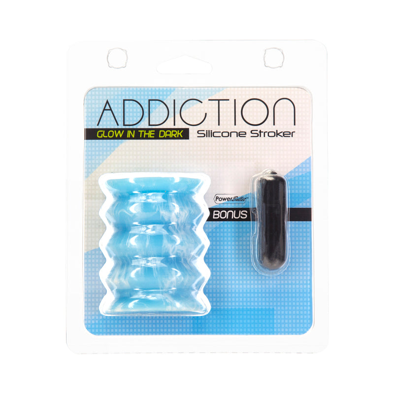 Addiction Stroker Silicone Glow In The D