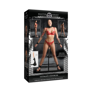 Master Series Ultimate Enforcer Forced Orgasm Tower with Sex Machine