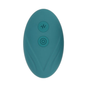 Evolved Oval Office Rechargeable Vibrating Egg Vibe With Remote Silicone Teal