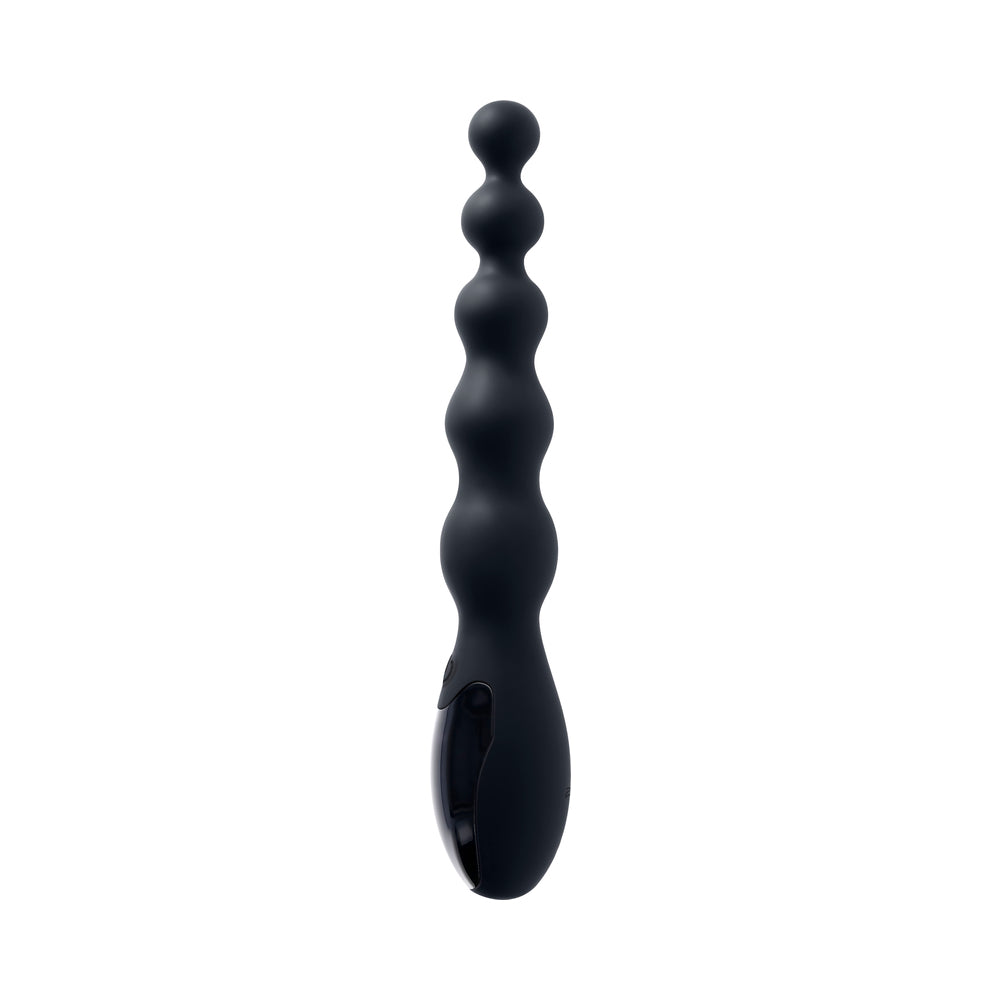 Zero Tolerance Backdoor Baton Rechargeable Vibrating Anal Vibrator Silicone Black