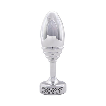 Doxy Ribbed Metal Butt Plug