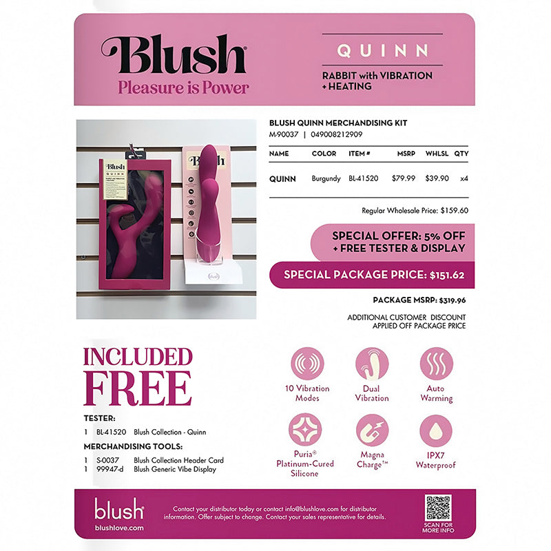 Blush Quinn Merchandising Kit