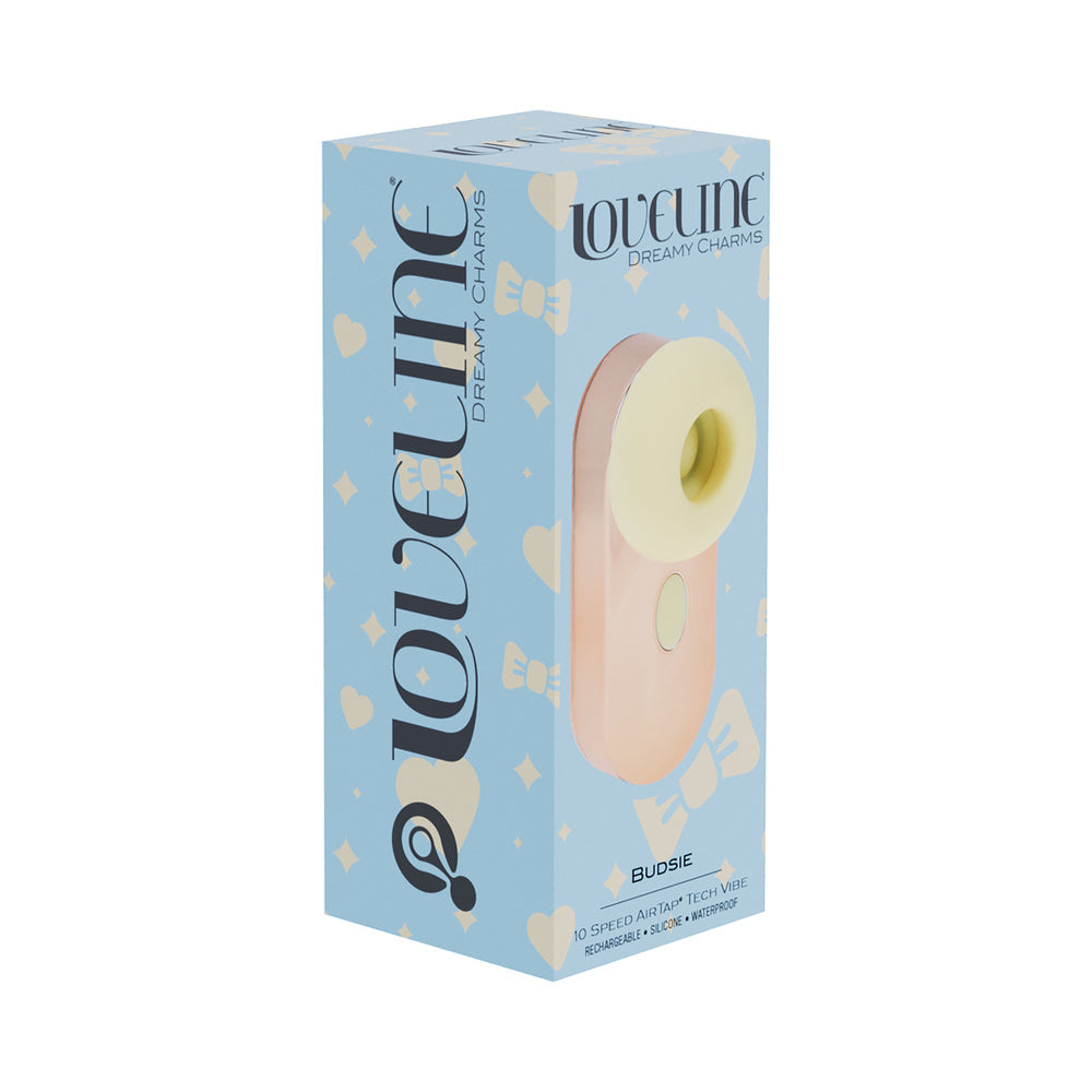 LoveLine Budsie AirTap Technology Vibrator - Yellow