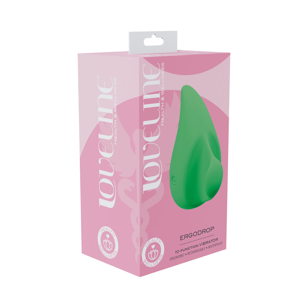 LoveLine ErgoDrop Waterproof Personal Massager - Green