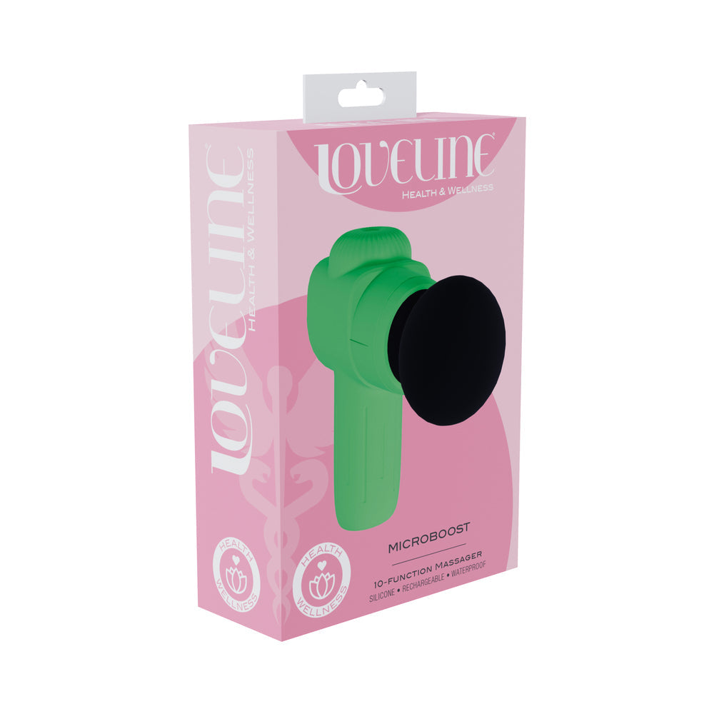 MicroBoost Compact Massager in Green