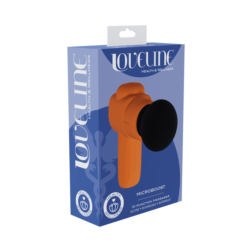 MicroBoost Compact Massager in Orange