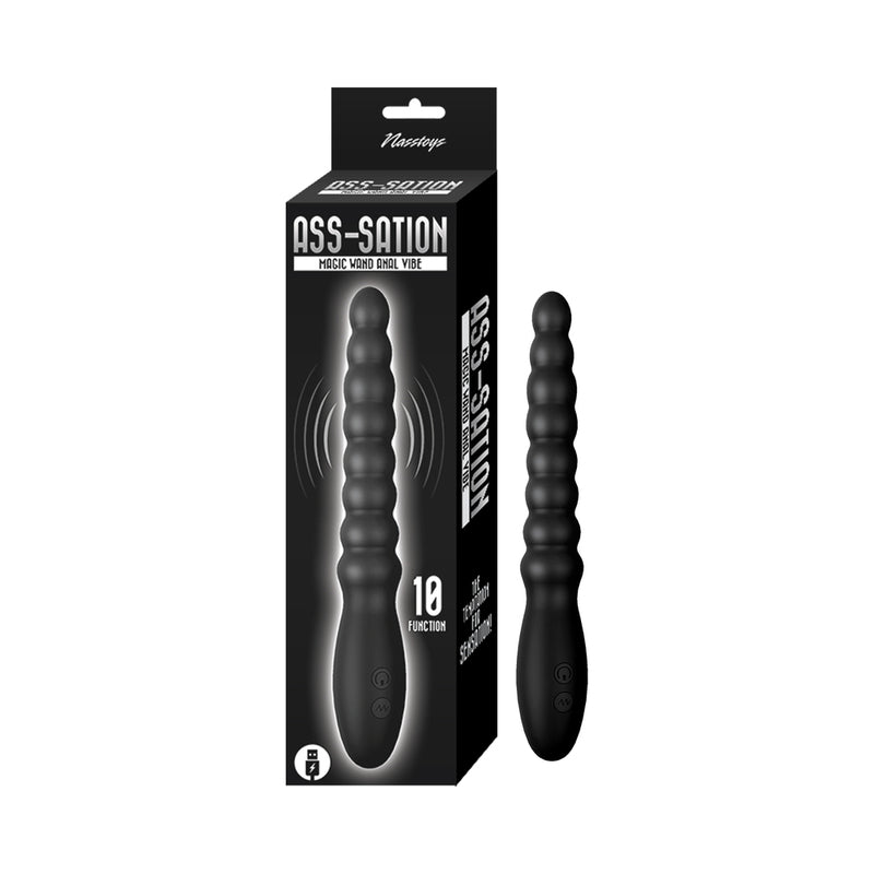 Ass-Sation Magic Wand Anal Vibe Black