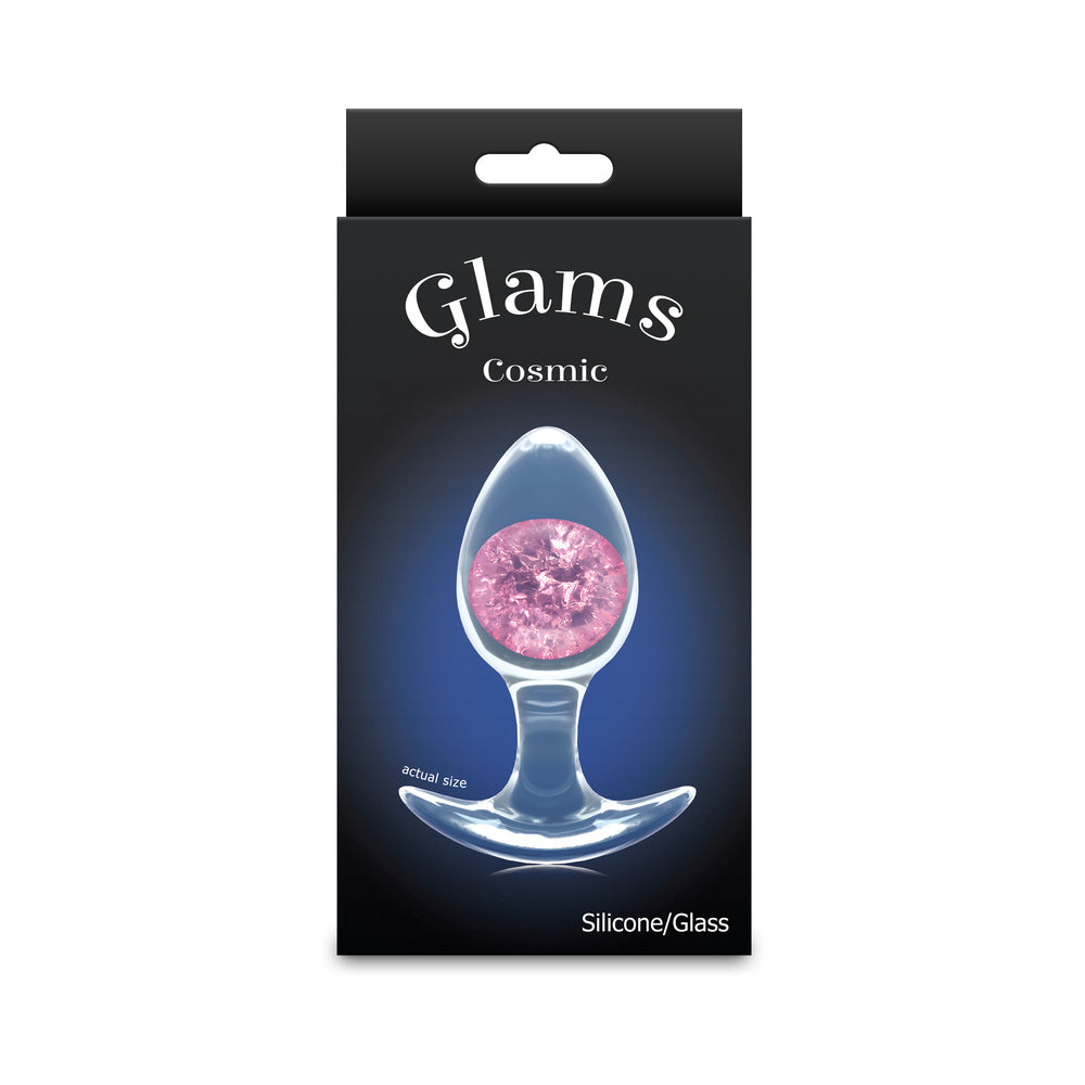 Cosmic Glams Medium Silicone Plug - Pink