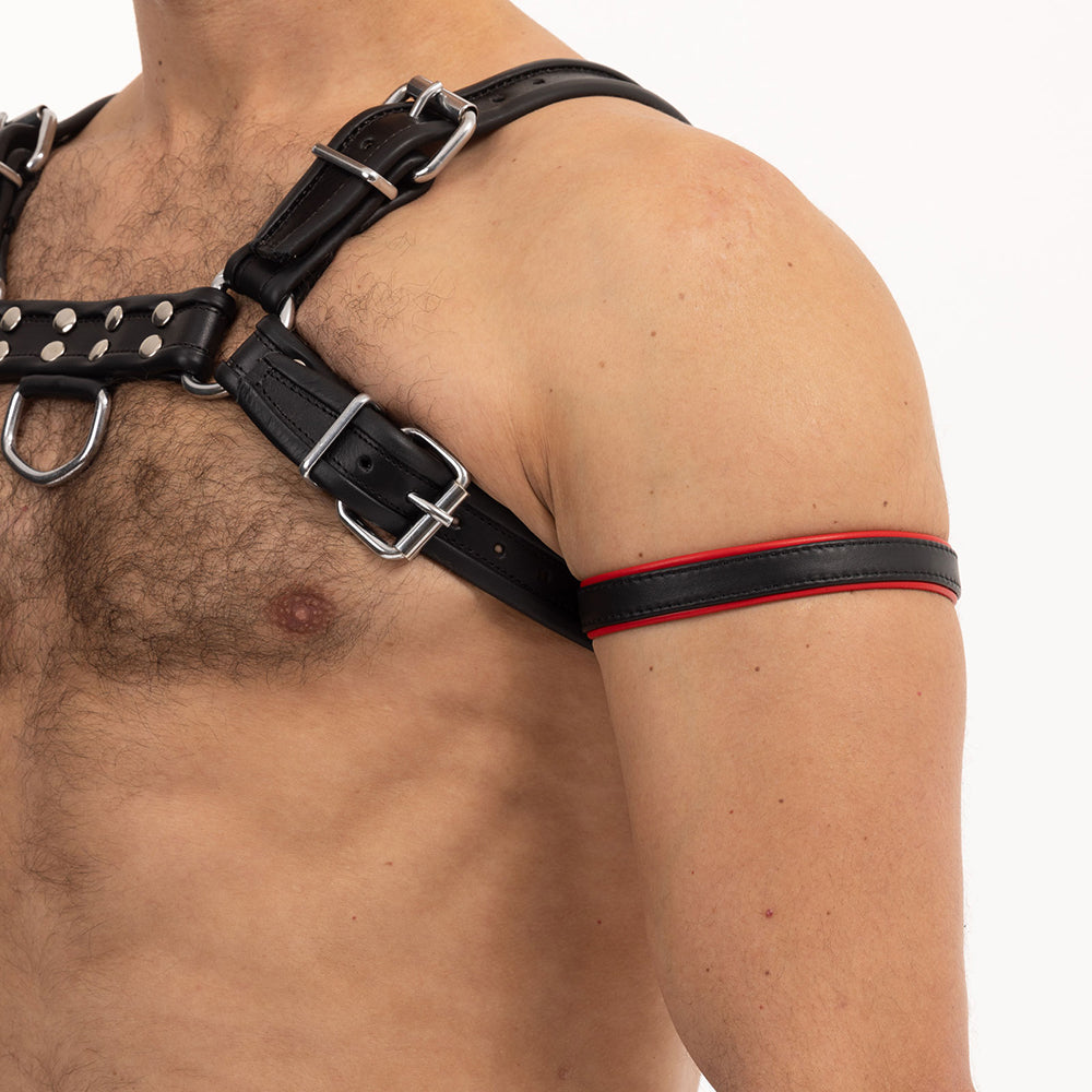Prowler Red Bicep Band - Black/Red