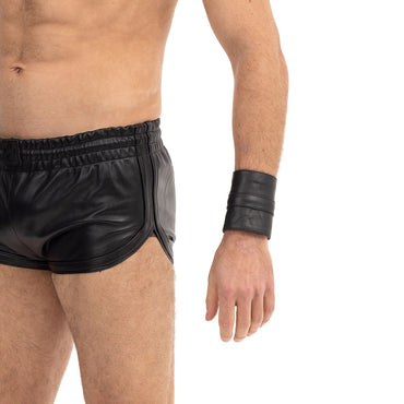 Prowler RED Leather Wrist Wallet - Black Medium