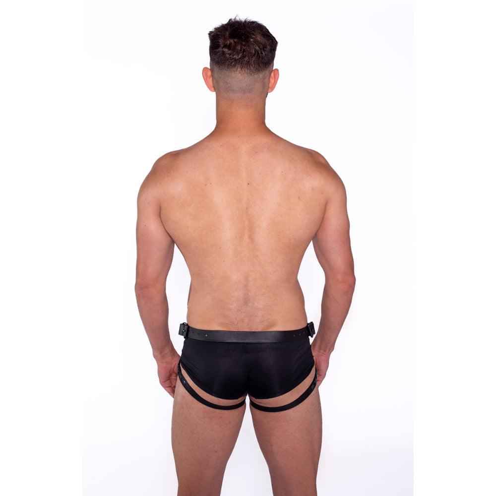 Prowler RED Leather Dong Harness - Large
