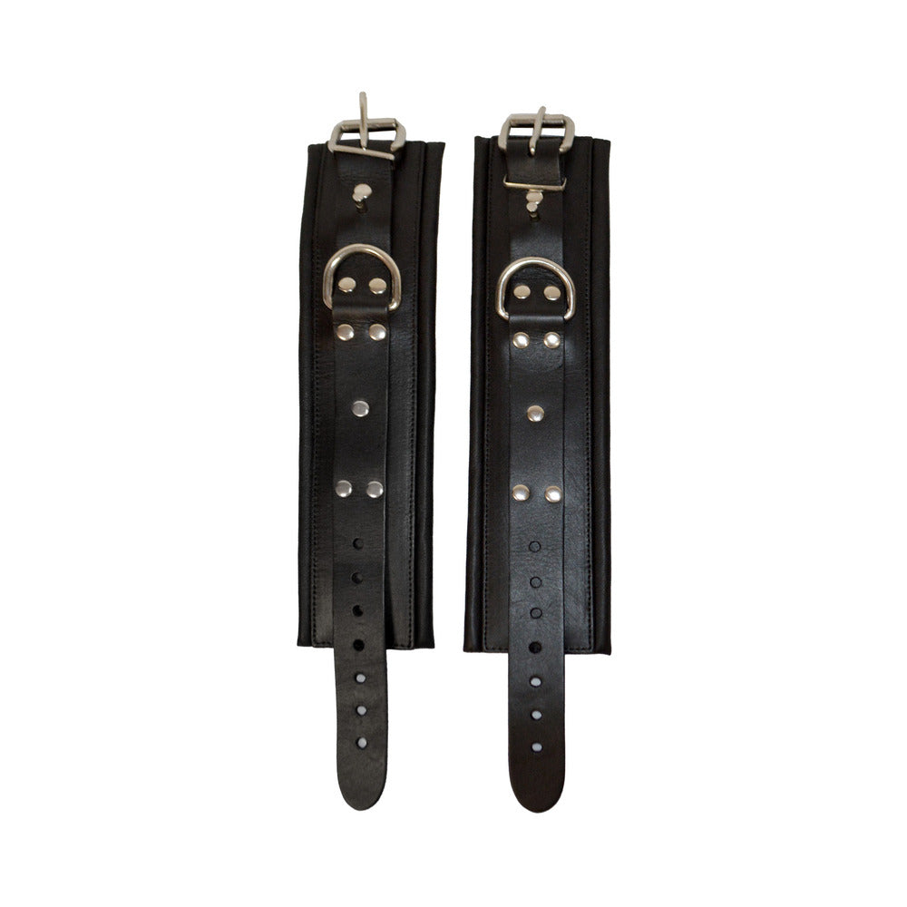 Prowler RED Leather Lock Ankle Restraint SM