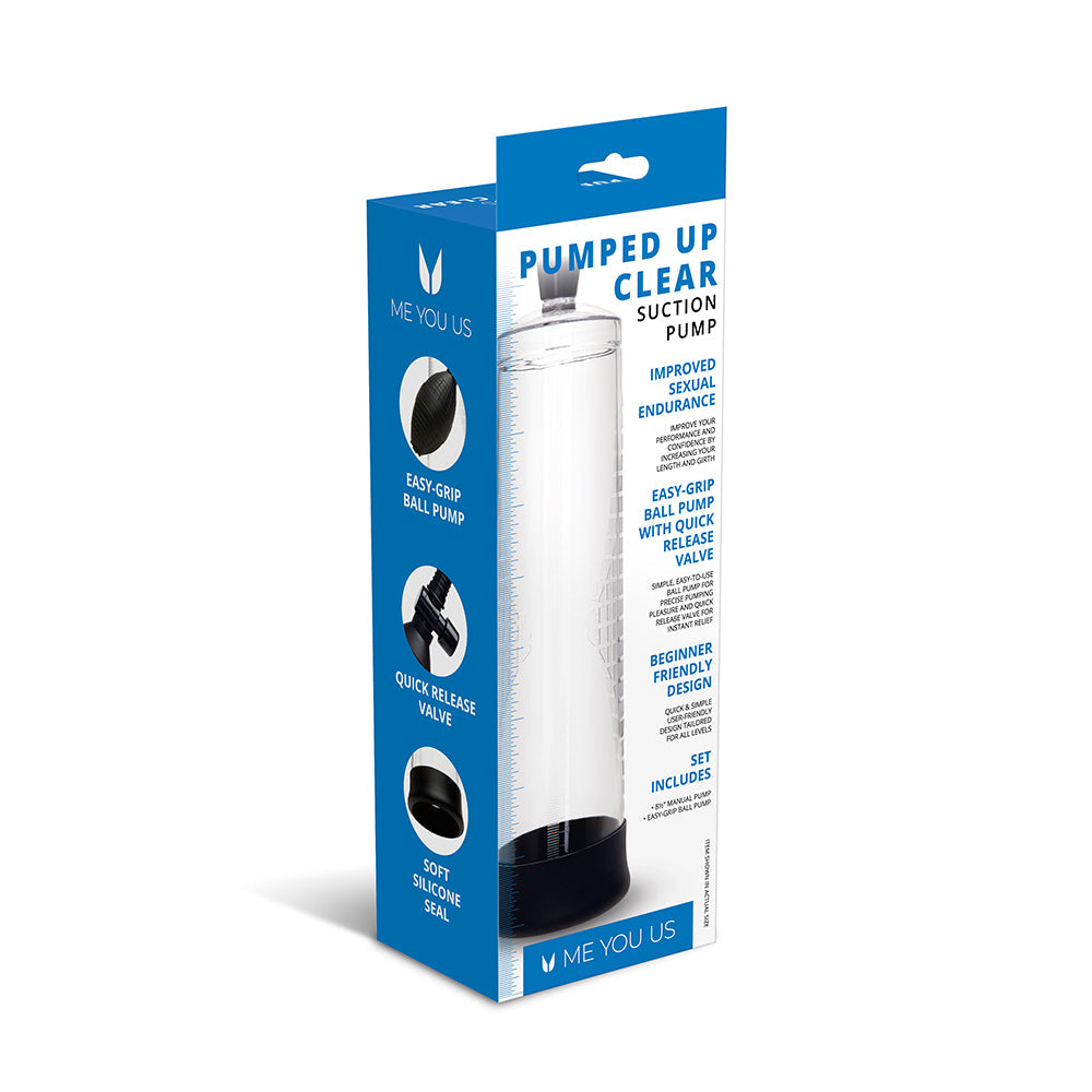 Me You Us Pumped Up Clear Masturbator