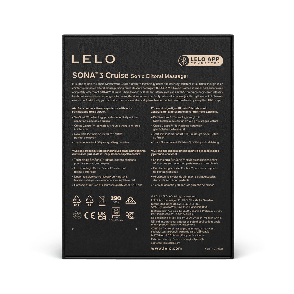 LELO SONA 3 Cruise Clitoral Stimulator - Soft Pink