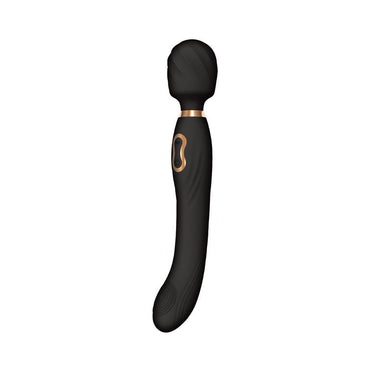 The Beat Dual Pleasure Wand Vibrator - Black