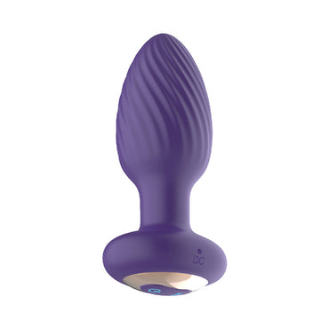 The Royale Rotating Anal Plug - Purple