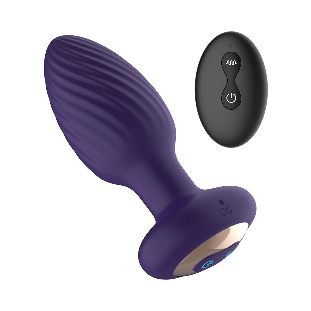 The Royale Rotating Anal Plug - Purple