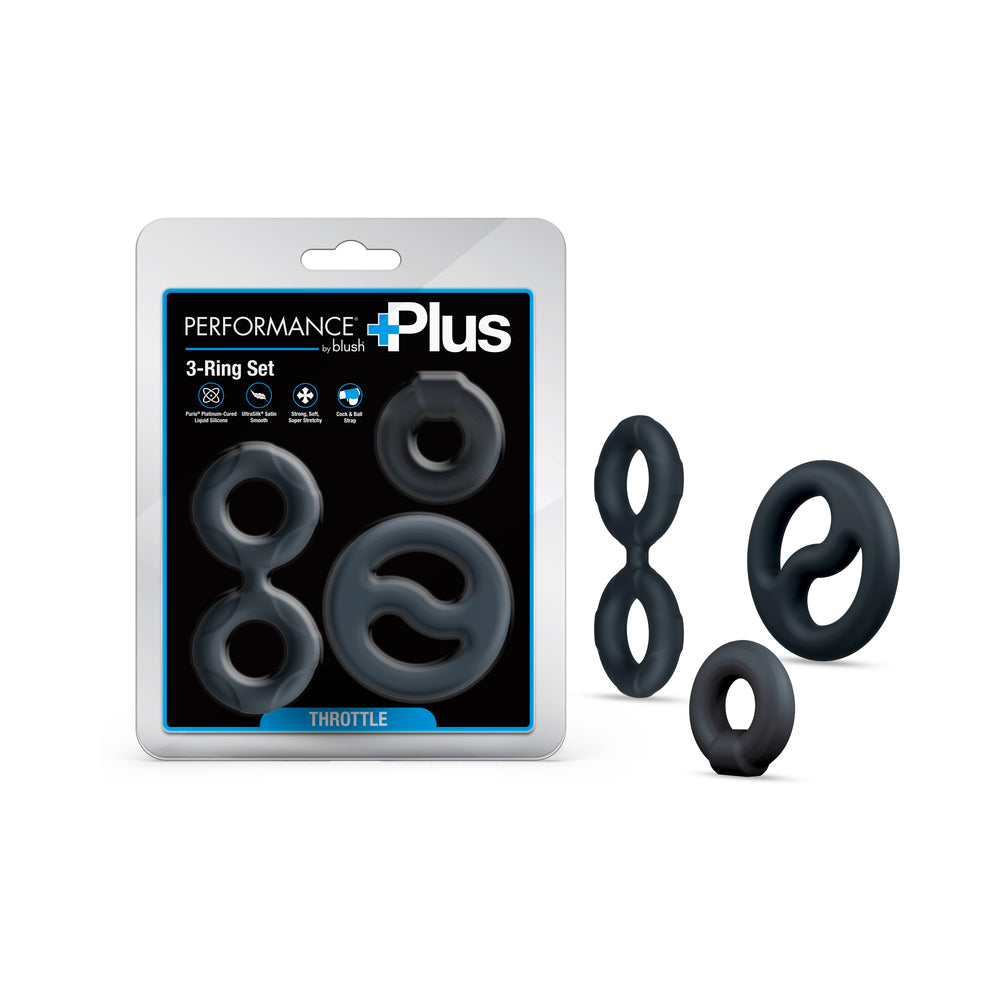 Performance Plus Throttle Cock Ring Set - Black