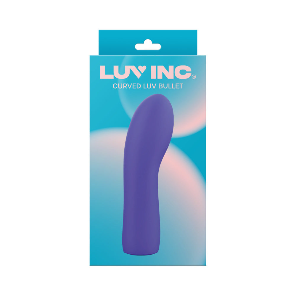Luv Inc Cb42: Curved Luv Bullet Vibrator - Purple