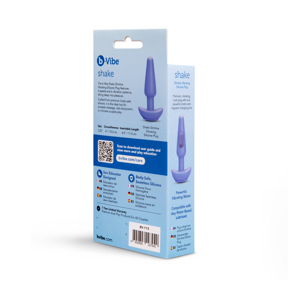 b-Vibe Shake Vibrating Silicone Plug