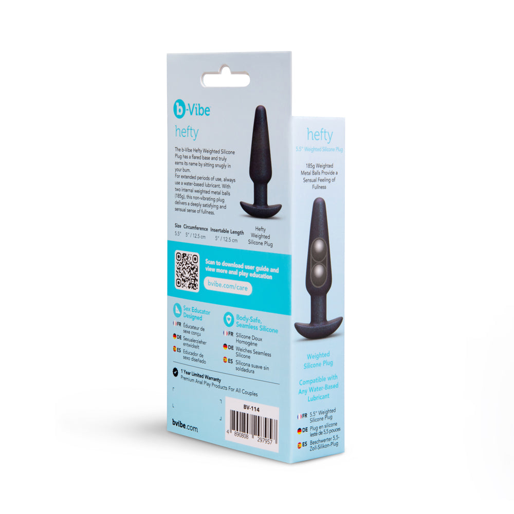b-Vibe Hefty Weighted Silicone Plug