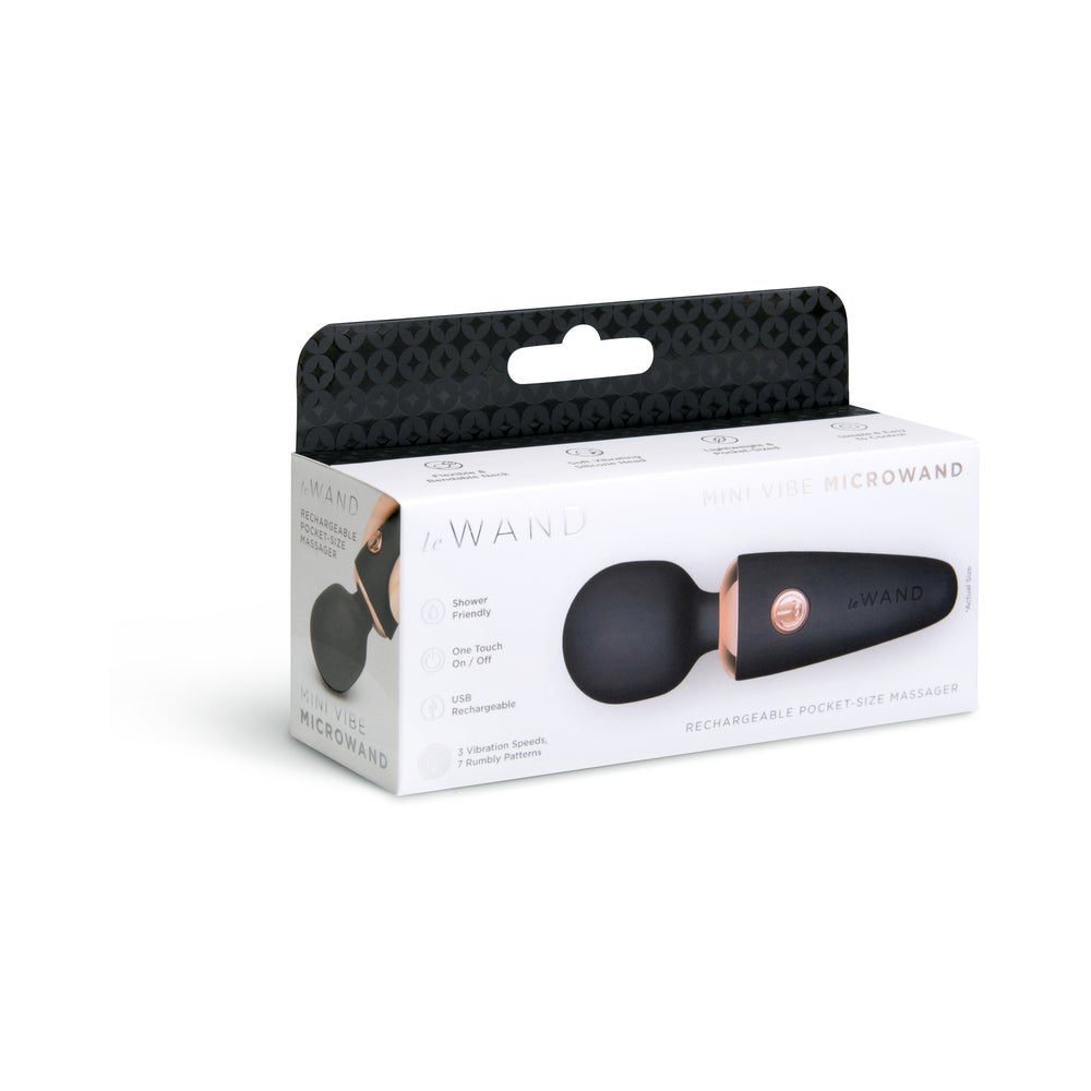 Le Wand Mini Micro Wand Massager - Black