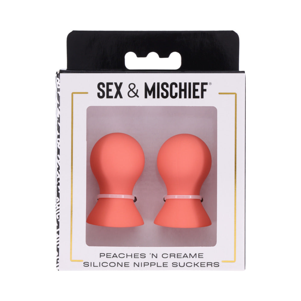 SS S&M Peaches 'n CreaMe Silicone Nipple Suckers