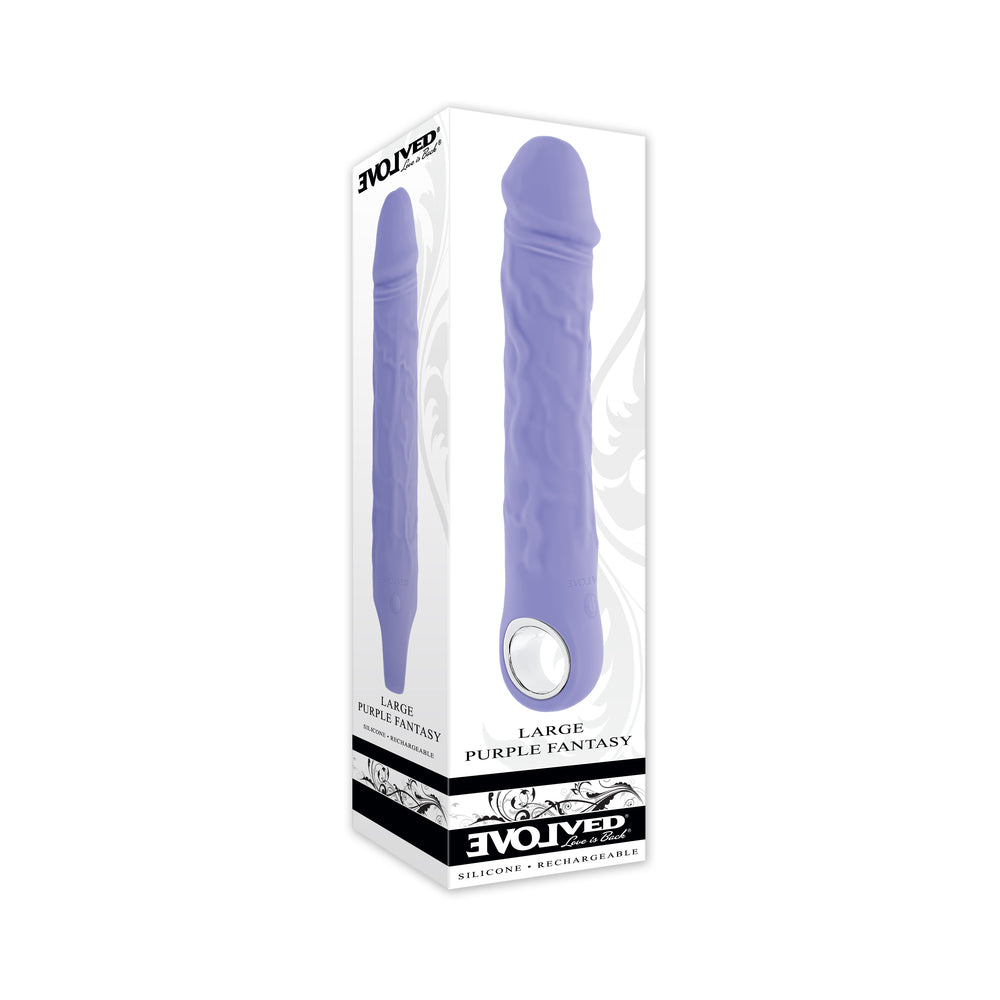 Realistic Vibrator - Evolved Large Purple Fantasy