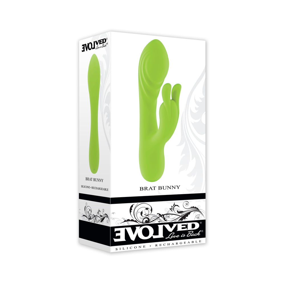 Evolved Brat Bunny Rabbit Vibrator - Green