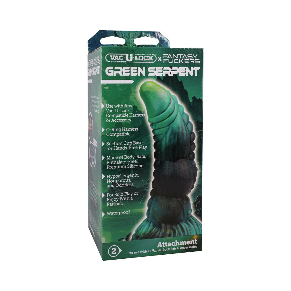 Green Serpent Dildo for Primal Pleasure