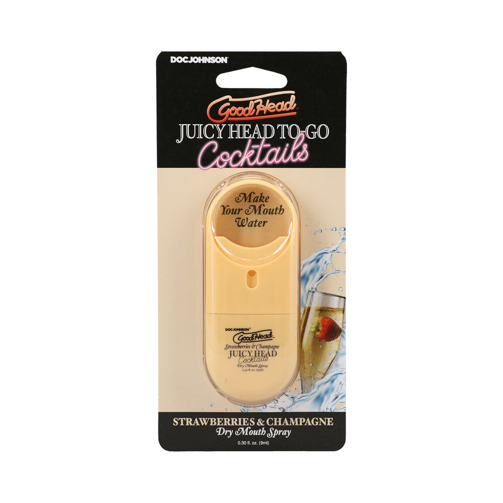 GoodHead Juicy Cocktails To-Go Strawberries & Champagne Lubricant