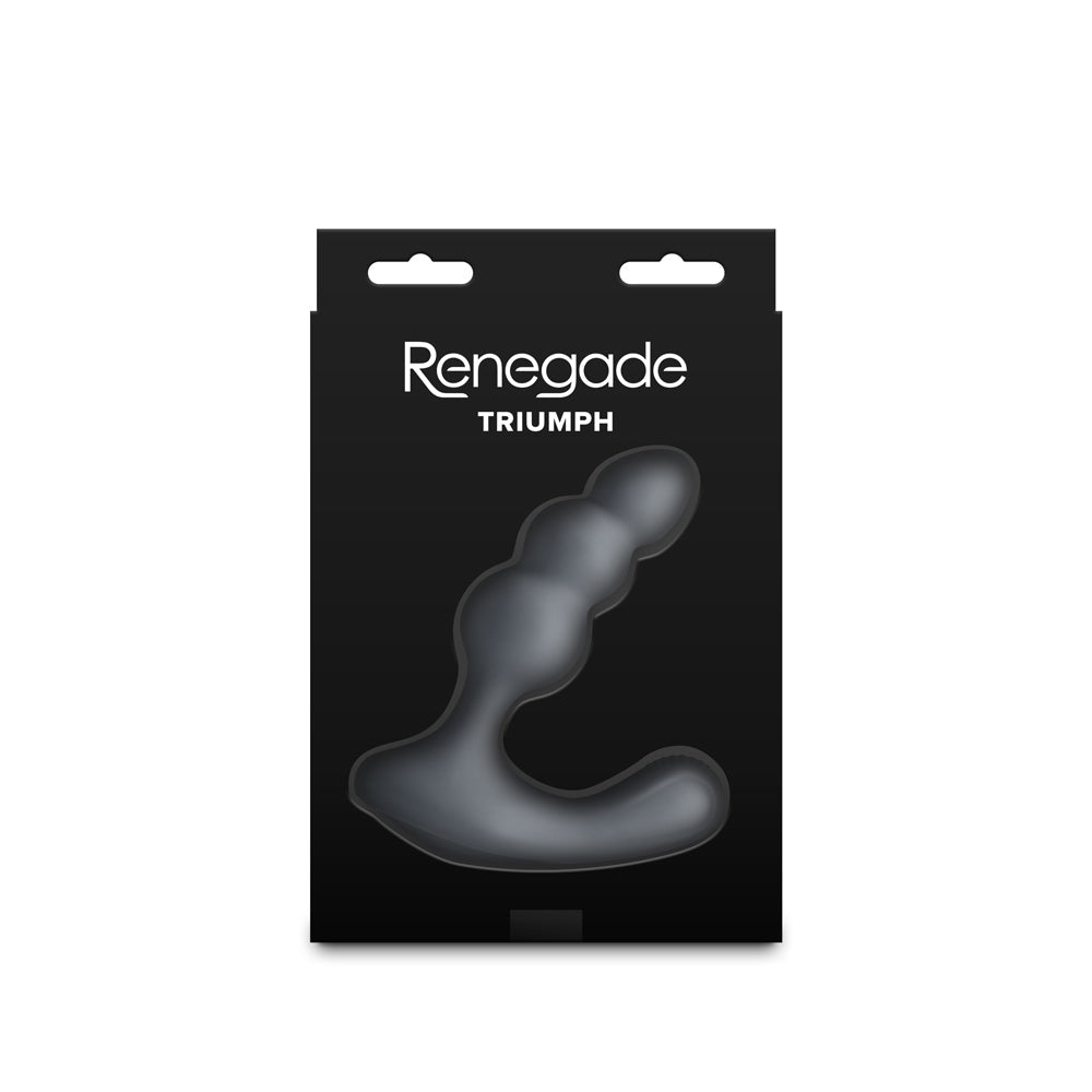 Renegade Triumph Vibrating Prostate Massager - Gray