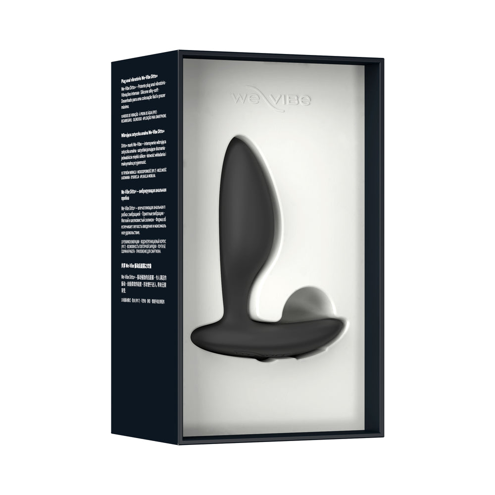 We-Vibe Ditto+ Satin Black Luxury Vibrator for Premium Pleasure