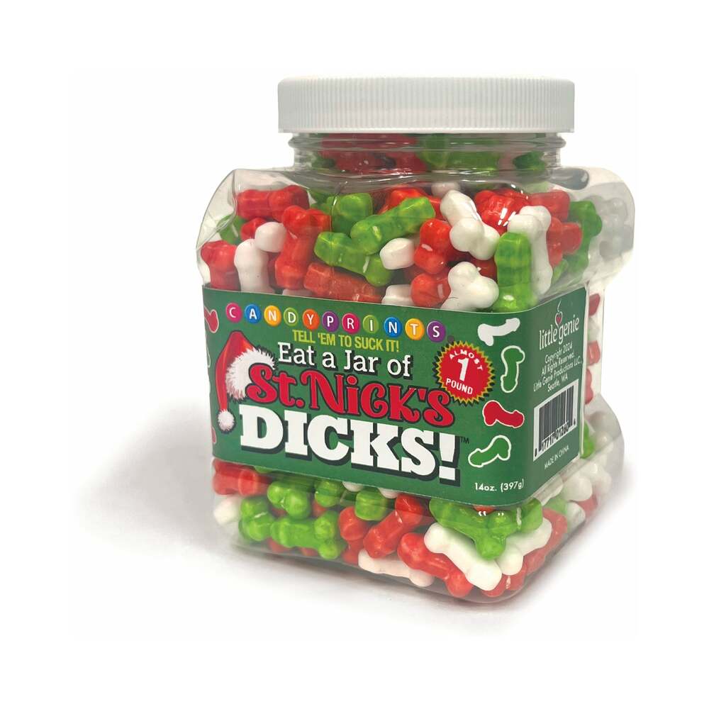 St. Nick's Dicks Holiday Candy Jar - 1 lb