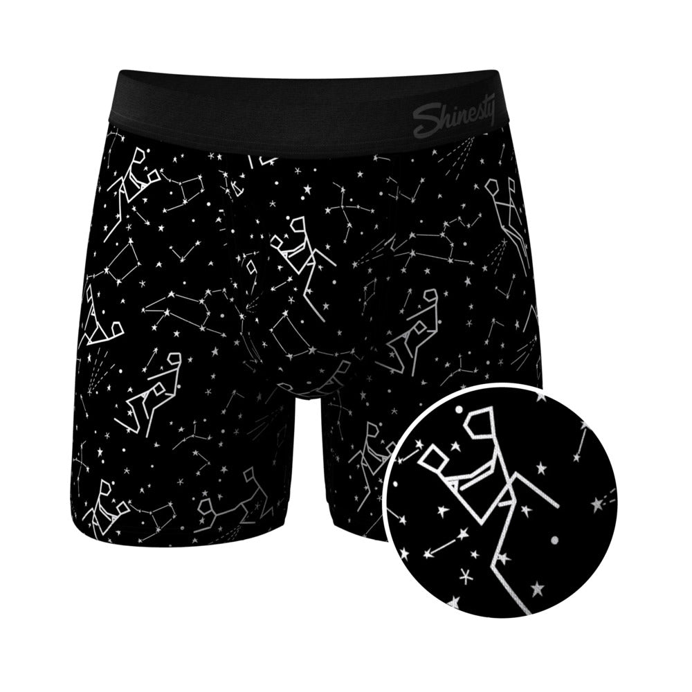 Glow in the Dark Constellation Pouch Underwear - Size S