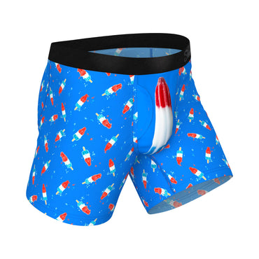 Popsicle Stick Apex USA Ball Hammock Pouch Underwear - Medium