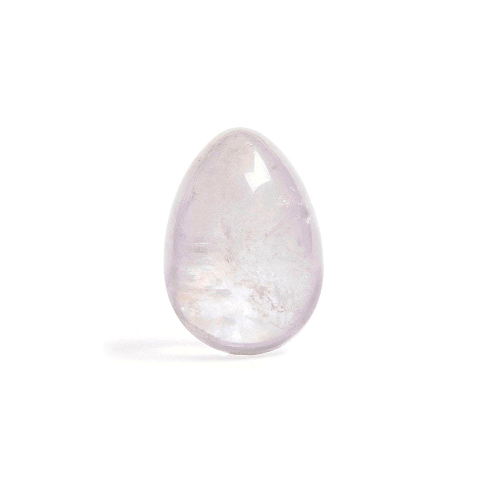 Chakrubs Prism Yoni Egg Clear Quartz Non-Drilled